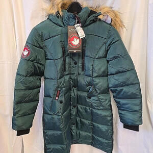 Canada Weather Gear Women's Heavyweight Long Winter‎ Coat, Removable Faux Fur, M